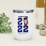 12oz Insulated Wine Tumbler ( 1 Side - Shirt ) 