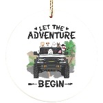 SUBORNC Ceramic Circle Ornament (1 side - shirt)
